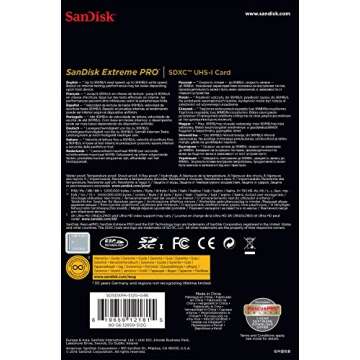 SanDisk 512GB Extreme PRO SDXC Card - Fast, Durable, Reliable