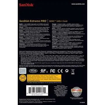 SanDisk 512GB Extreme PRO SDXC Card - Fast, Durable, Reliable