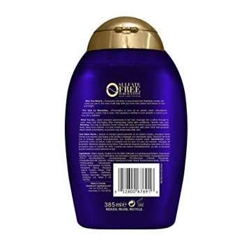 OGX Impecca-Blonde Purple Toning Shampoo for Vibrant Locks