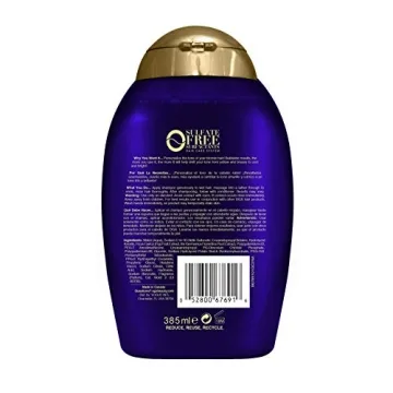 OGX Impecca-Blonde Purple Toning Shampoo for Vibrant Locks