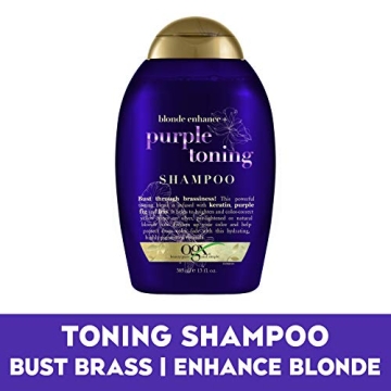 OGX Impecca-Blonde Purple Toning Shampoo for Vibrant Locks