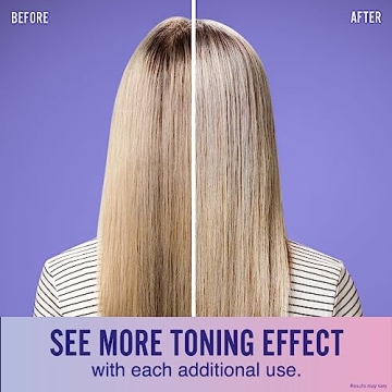 OGX Impecca-Blonde Purple Toning Shampoo for Vibrant Locks