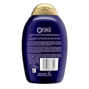 OGX Impecca-Blonde Purple Toning Shampoo for Vibrant Locks