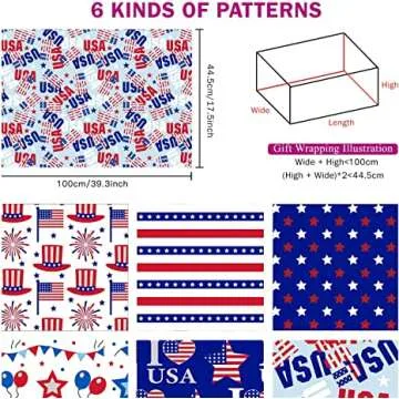 Memorial Wrapping Paper Sheets | WRAPAHOLIC
