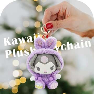 COAQAC Kawaii Cartoon Bunny Cross-Dressing Series Plush,Rabbit Stuffed Soft Doll Cute Soft Doll Toys, Plush Pillow