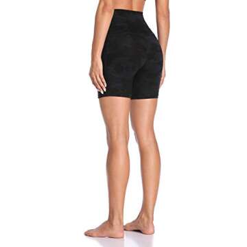 Colorfulkoala Women's High Waisted Biker Shorts with Pockets - 6" Inseam Workout & Yoga Tights