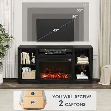 Furniwell Fireplace TV Stand for Stylish Living Spaces