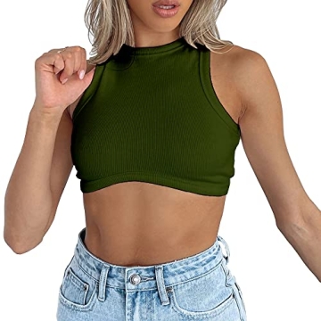 Abardsion Women's Stylish Crop Tank for Every Occasion