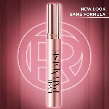 L'Oreal Voluminous Mascara Primer Base 0.27 Fl Oz & Lash Paradise Waterproof Mascara, Voluptuous Volume, 0.25 Fl Oz