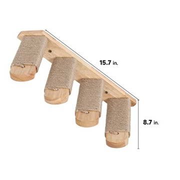 FUKUMARU Cat Climbing Shelf - Wall Mounted Cat Steps for Play