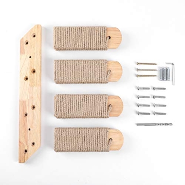 FUKUMARU Cat Climbing Shelf - Wall Mounted Cat Steps for Play