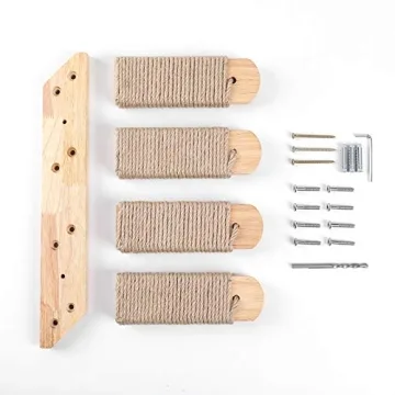 FUKUMARU Cat Climbing Shelf - Wall Mounted Cat Steps for Play