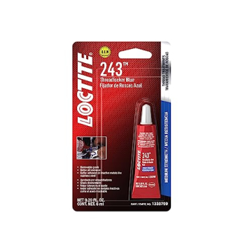 LOCTITE 243 Threadlocker for Automotive: Medium-Strength, Oil Tolerant, High-Temperature, Anaerobic,...