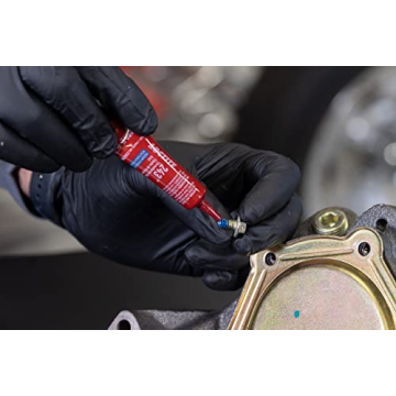 LOCTITE 243 Threadlocker for Automotive: Medium-Strength, Oil Tolerant, High-Temperature, Anaerobic, General Purpose | Blue, 6 ml Red Tube (PN: 1330799)