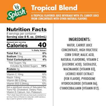 V8 Splash Tropical Blend Juice Beverage - 64 fl oz