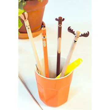 Kikkerland Woodland Pencils, Set of 4 (4347)