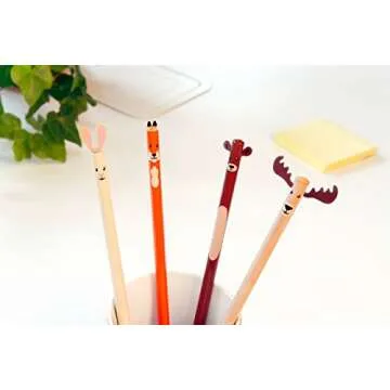 Kikkerland Woodland Pencils, Set of 4 (4347)