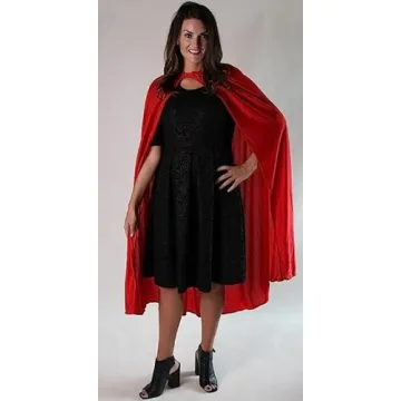 Making Believe 48" Red Superhero Cape for Adults