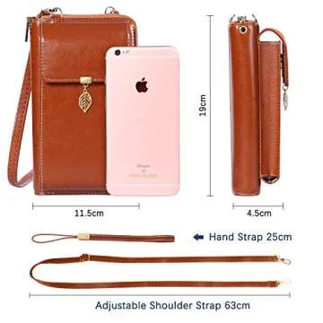 Stylish HUANLANG Small Crossbody Phone Bag for Women