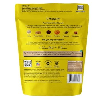 Chippin Cricket Dog Treats - Healthy, Eco-Friendly Snacks