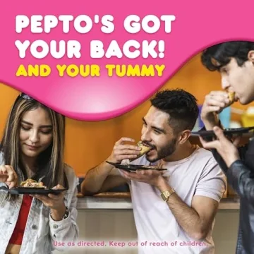 Pepto Bismol Liquid for Fast Relief of 5 Digestive Symptoms