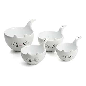Cute Kitty Measuring Cups Set - Perfect for Cat Lovers Gift!