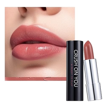 READY TO SHIINE Matte Lipstick for Women, Creamy Satin Finish, Burnt Sienna with a Rosy Orange Twist...