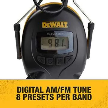 DeWalt DPG15 Electronic Hearing Muff with Radio