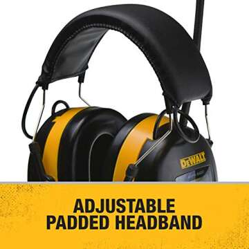 DeWalt DPG15 Electronic Hearing Muff with Radio