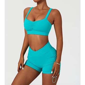 ABOCIW Women's Buttery Soft Activewear Workout Set