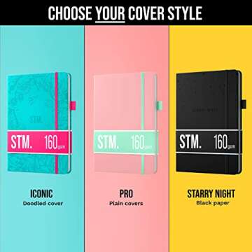 A5 Bullet Dotted Journal Notebook by STM | Perfect for Creative Minds