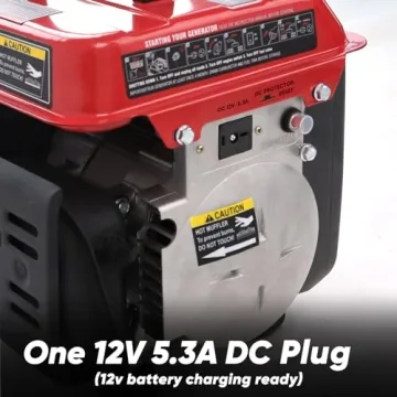 PowerSmart 1200W Portable Generator for Outdoor Backup