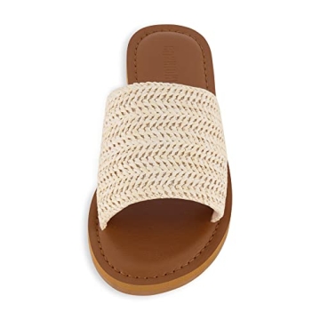 CUSHIONAIRE Women's Carly Slide Sandal for Ultimate Comfort