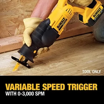 DEWALT 20V MAX Reciprocating Saw for Precision Cutting