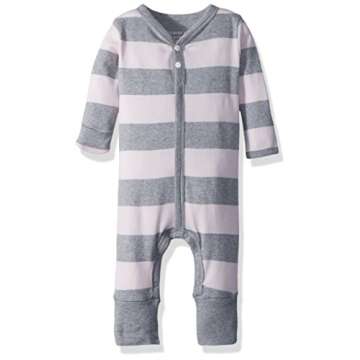 Burt's Bees Baby Baby Girl's Romper Jumpsuit, 100% Organic Cotton One-Piece Coverall