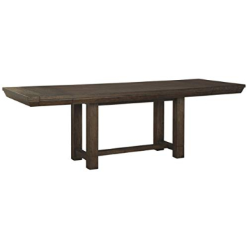 Signature Design by Ashley Dellbeck Elegant Dining Table with Extensions, Seats 8