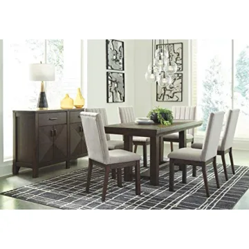 Ashley Dellbeck Dining Extension Table - Seats 8, Dark Brown
