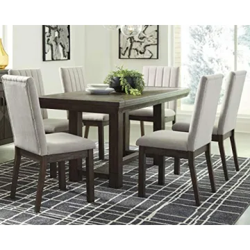 Ashley Dellbeck Dining Extension Table - Seats 8, Dark Brown