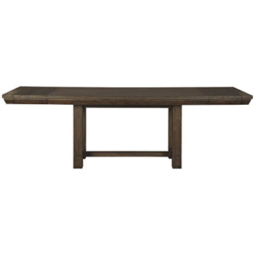 Ashley Dellbeck Dining Extension Table - Seats 8, Dark Brown