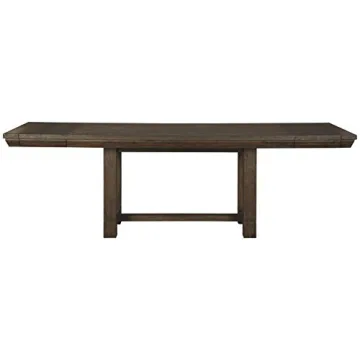 Ashley Dellbeck Dining Extension Table - Seats 8, Dark Brown