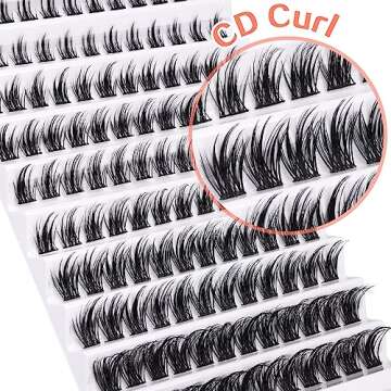 Lash Clusters DIY Eyelash Extensions 120pcs Cluster Lashes Wispy False Eyelashes 8-16MM Individual Lashes Extensions Mega Fluffy Eyelash Clusters by Ruairie