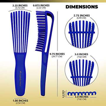 Tressfully Yours FlexiGlide Hair Brush for Easy Detangling