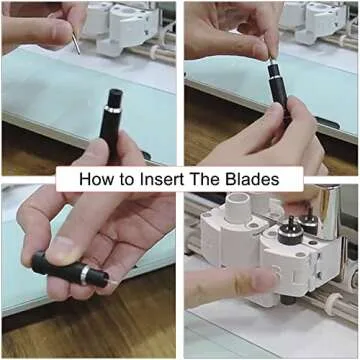 CJRSLRB Replacement Blades - 60Pcs for Cricut Machines