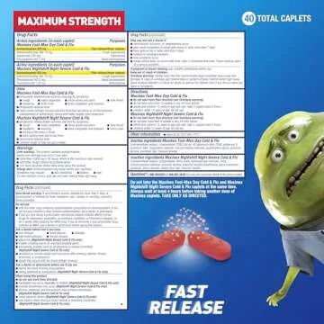 Mucinex Day & Night Combo Cold Medicine for Adults