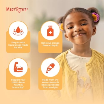 Organic Vitamin D3 Drops for Kids Immune & Bone Support