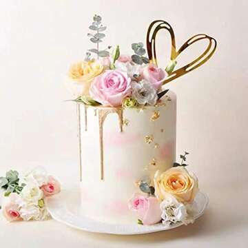 KuuGuu 3 Pack 3D Flower Bloom Rose Silicone Molds Resin Rose Candle Mold for Cake Decoration Chocolate Handmade Soap Candy Making Craft Art