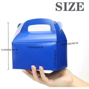 Oletx 30-Pack Dark Blue Party Favor Treat Boxes