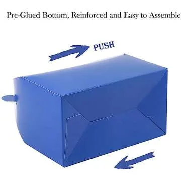 Oletx 30-Pack Dark Blue Party Favor Treat Boxes