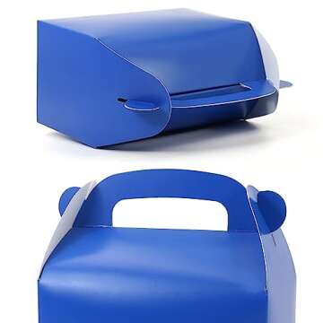 Oletx 30-Pack Dark Blue Party Favor Treat Boxes