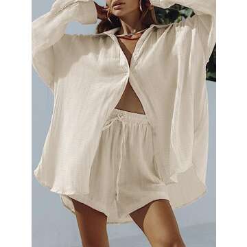 Fixmatti Women Casual Tracksuit Outfit Sets for Summer